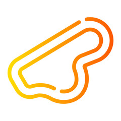 circuit Line Gradient Icon