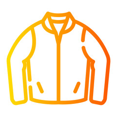 jacket Line Gradient Icon