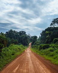 Dirt Road in Uganda
