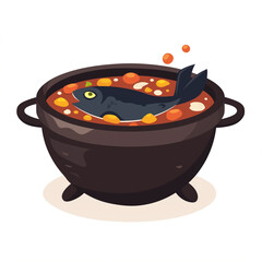 fish in a pot