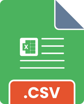 CSV  File Minimal icon