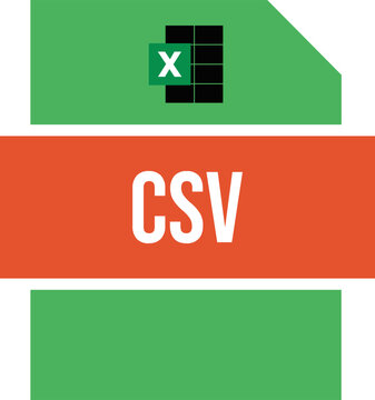 CSV Icon Cinnabar fill