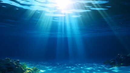 Charming ocean scenery