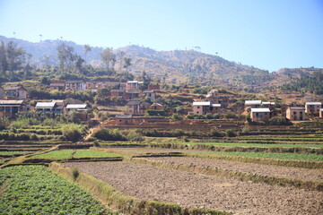 small rural village in Madagascar