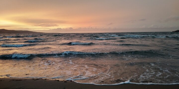 SUNSET AT THE BEACH