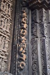 This is photo of Chaturbhuj temple at Khajuraho in India. It is dedicated to Lord Vishnu.