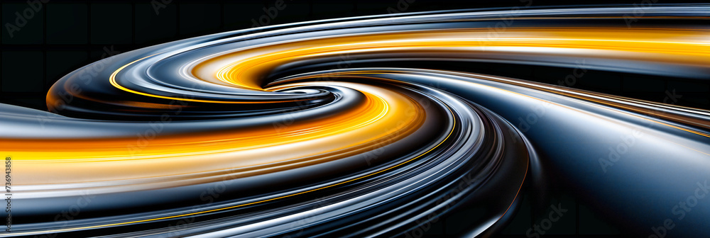 Poster vibrant motion and color flow: an abstract background with dynamic curves and bright colors, illustr