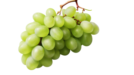 bunch of grapes on a transparent background