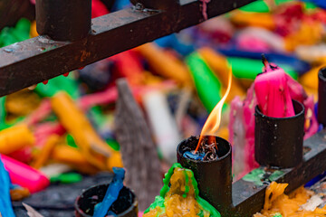 candles in the temple