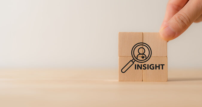 Customer insight analysis concept. Understanding customer behavior, preferences, and needs. Product development, marketing strategies, customer service  and customer satisfaction improvements.