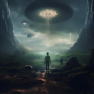 Aliens planes and UFO
