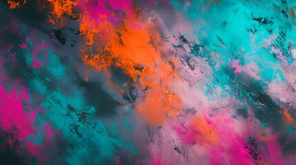 Obraz na płótnie Canvas Digital-created grunge background painting