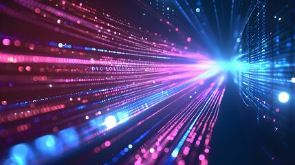 Naklejka premium background with lots spots, big data, technology