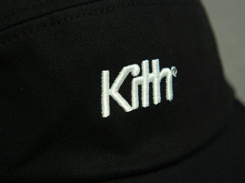 Moscow, Russia . December 5, 2023 kith cap 5 panels. kith logo