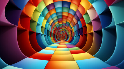 Obraz premium Optical illusion, optical art abstract background