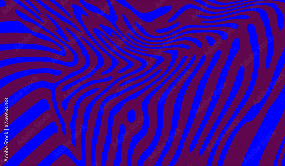 Aufkleber Psychedelic background with abstract, trippy patterns with melting and distorting lines.
