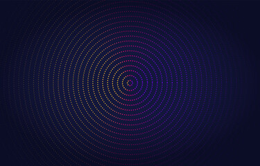 Colorful Circle Abstract Halftone Background