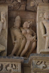 This is photo of Parsvanath temple at Khajuraho in India