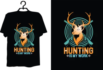 Crédence de cuisine en verre imprimé Typographie positive Hunting svg design Hunting t shirt Hunting svg circuitry Hunting typography vector design