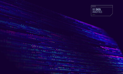 Fototapeta premium Crypto Blockchain Data Background. Blockchain Grid Abstract Vector Background. Technology of Future Banner Design.