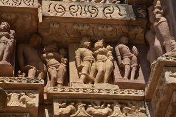 Fototapeta premium This is photo of Parsvanath Jain temple at Khajuraho in India