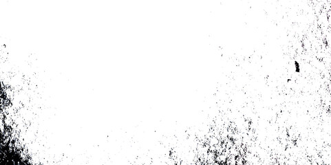 Dust overlay distress grungy effect paint. Black and white grunge seamless texture. Dust and scratches grain texture on white and black background.