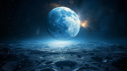 Blue Moon in the Sky