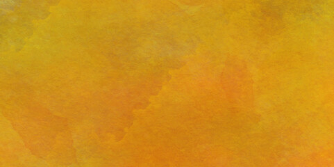 Abstract watercolor background with abstract sky concept. Grunge watercolor vector yellow background.