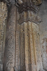 This is photo of Parsvanath Jain temple at Khajuraho in India