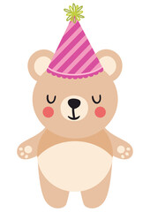 Happy birthday cute teddy bear