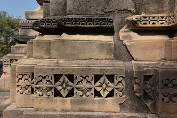 This is photo of Parsvanath Jain temple at Khajuraho in India