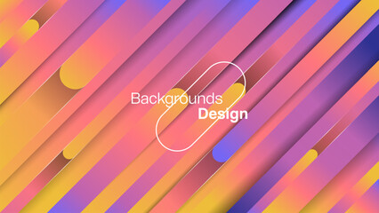 Colorful Background Design. Modern Background Design. Abstract Background design. 3D Abstract background with dynamic effect.
