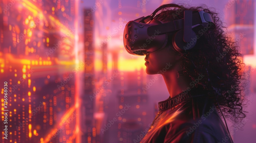 Poster looping virtual reality simulation
