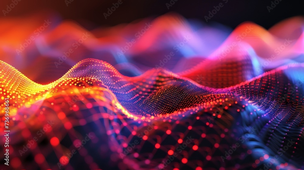 Poster musical loop composition