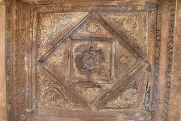 This is photo of Parsvanath Jain temple at Khajuraho in India