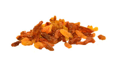 raisins isolated on white background