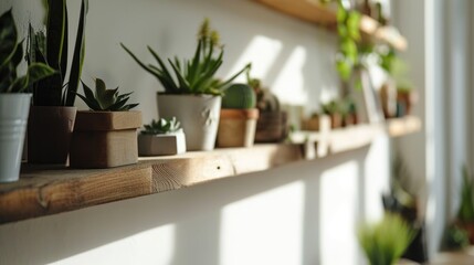 Minimalist Wood Floating Shelf: Stylish Storage Solution for Home Interiors