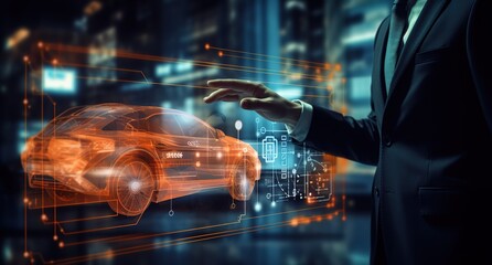 modern electric sports car design