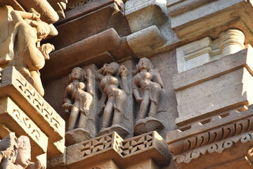 Dulhadev temple architecture at Khajuraho in INia