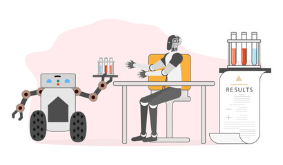 Science Lab Test Robot Medicine Automated Robotic