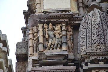 Dulhadev temple architecture at Khajuraho in INia