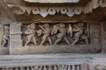 Dulhadev temple architecture at Khajuraho in INia