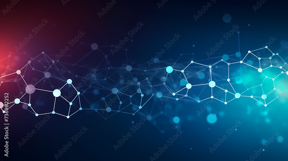 Poster digital technology abstract graphic poster web page ppt background, modern digital abstract 3d backg