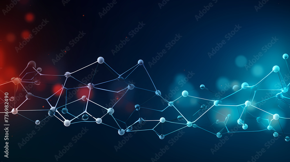 Poster digital technology abstract graphic poster web page ppt background, modern digital abstract 3d backg