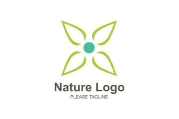 Nature Logo Based Abstract Creative Geometric