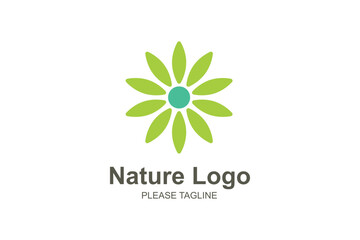 Nature Logo Based Abstract Creative Geometric