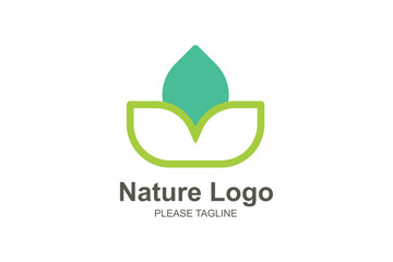 Nature Logo Based Abstract Creative Geometric