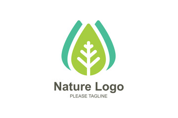 Nature Logo Based Abstract Creative Geometric