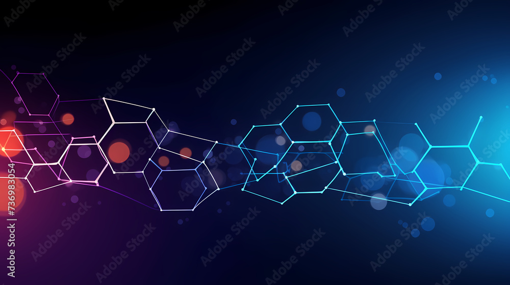 Poster digital technology abstract graphic poster web page ppt background, modern digital abstract 3d backg