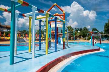 Playground in the waterpark.